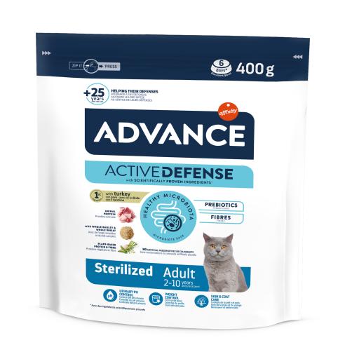 Advance Pienso para Gato Adulto Esterilizado (Gatos , Comida , Pienso) - 10 + 2 KG