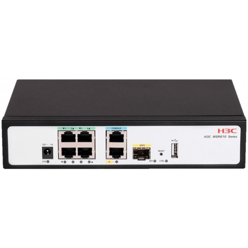 H3c Msr610 Enterprise 6-port Gigabit Ethernet Router (2ge Wa