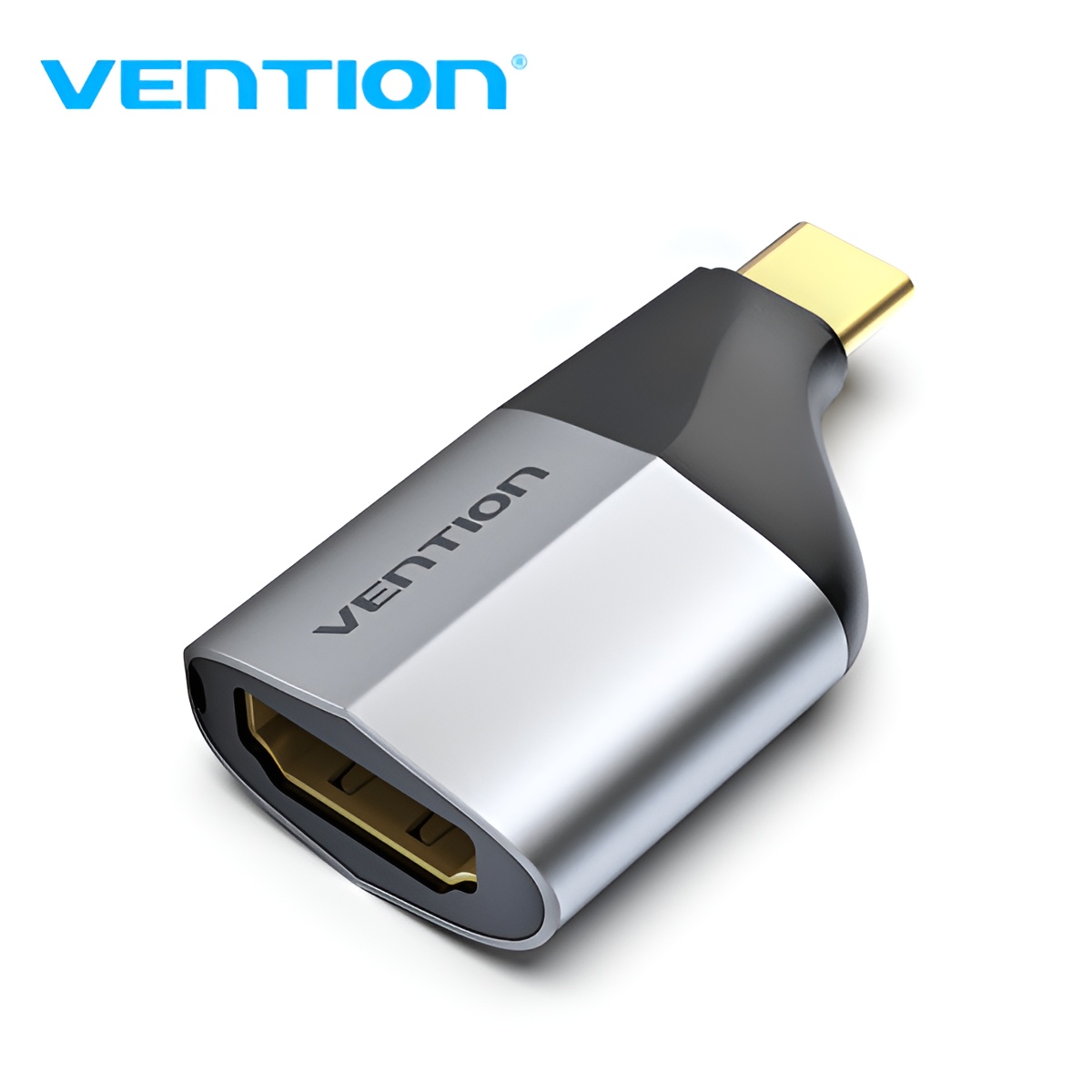 Vention adaptador usb-c macho a hdmi hembra - color gris
