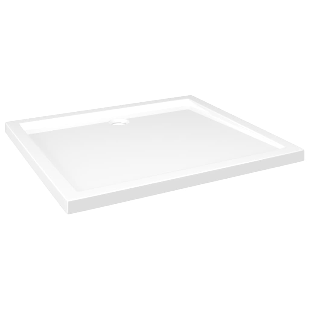vidaXL Plato de Ducha Rectangular ABS 80x90 cm Placa Receptor Baño Aseo Color Blanco,  Negro, y mas