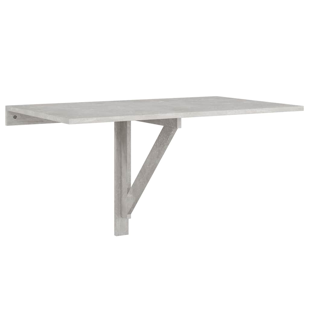 vidaXL Mesa de pared plegable contrachapada brillo 100x60x56 cm en color Blanco brillante/Gris sonoma/Negro y más | estructura resistente ideal para salón dormitorio o estudio