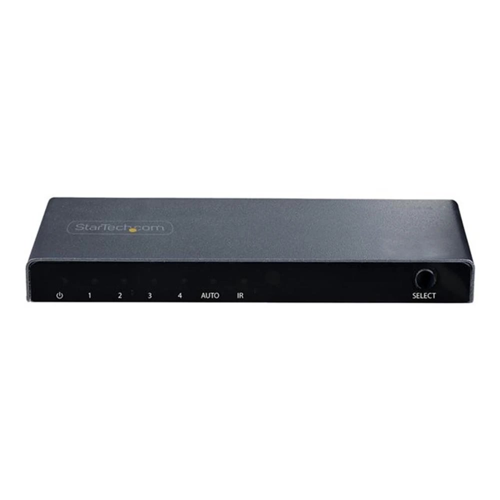 HUB Switch puertos 4 x entrada HDMI Type A, 1 x salida HDMI Type A, 1 x Micro-USB (alimentación) STARTECHCOM 4PORT-8K-HDMI-SWITCH  | Negro