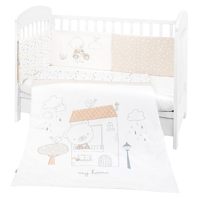 Conjunto jogo de cama 2pçs 70x140cm Kikka Boo My Teddy