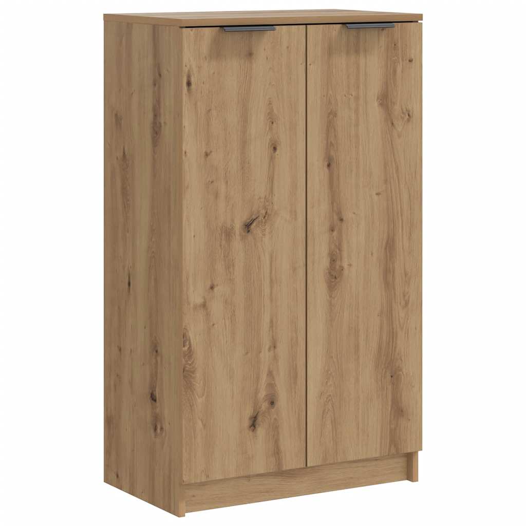 vidaXL Mueble zapatero madera ingeniería roble artisian 59x35x100,5 cm