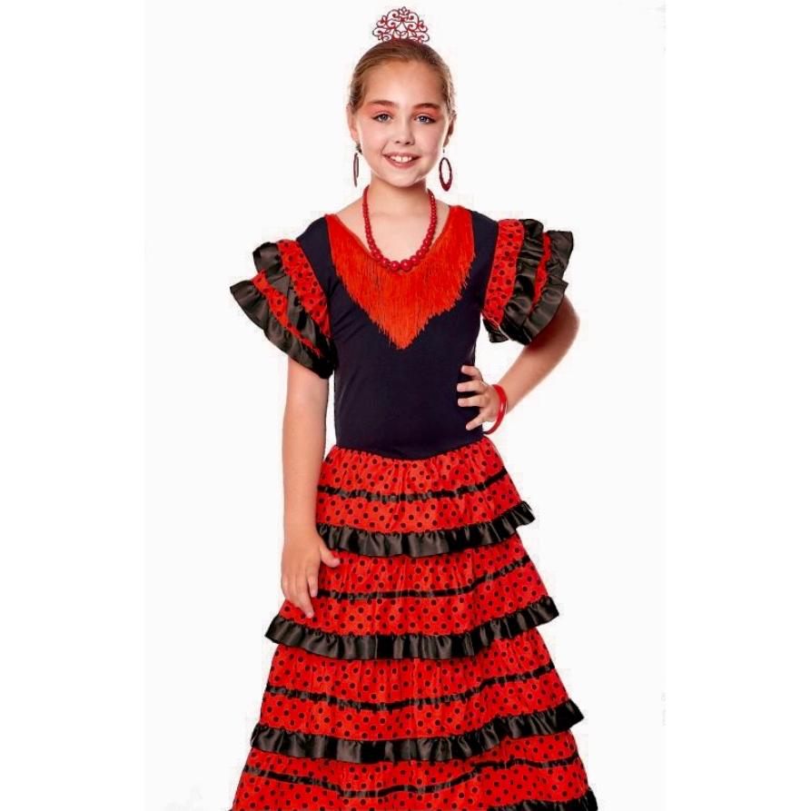 Flamenco Vestidos Niña Disfraz Para Niu00f1a Bailaora De Flamenco