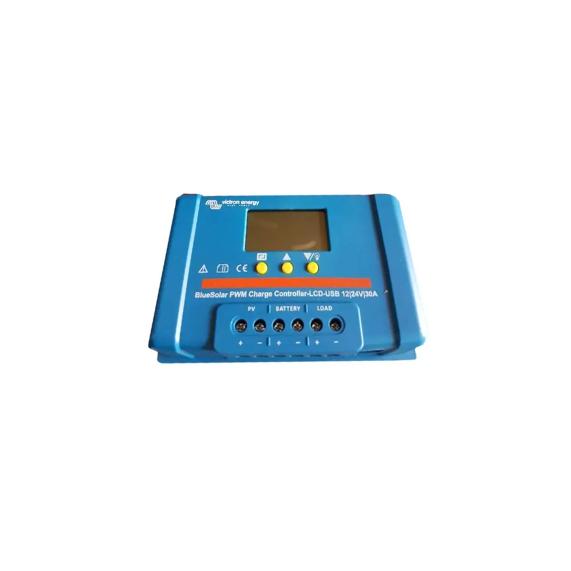 Controlador de carga solar BlueSolar PWM-LCD&USB 12/24V-30A Victron Energy