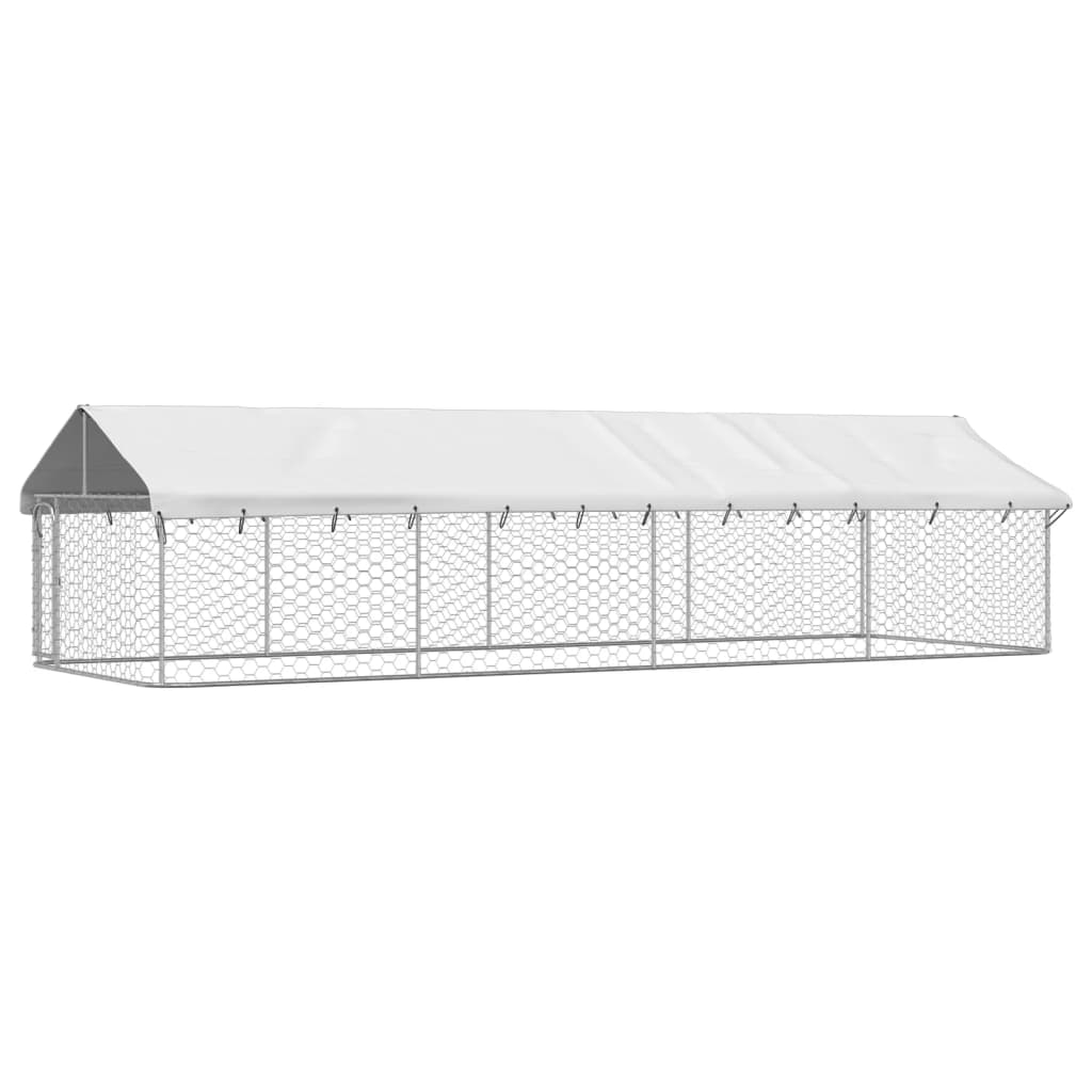 vidaXL Perrera de Exterior con Techo Jaula Perro Caseta Mascota Dimensiones 100 x 100 x 150 cm,  200 x 100 x 150 cm,  200 x 200 x 150 cm y mas