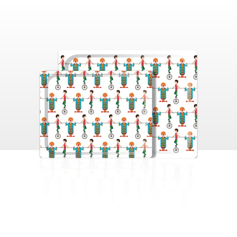DON HIERRO - Set de 2 bandejas de servir, 42 x 29 cm y 48 x 37 cm, aptas para lavavajillas.-