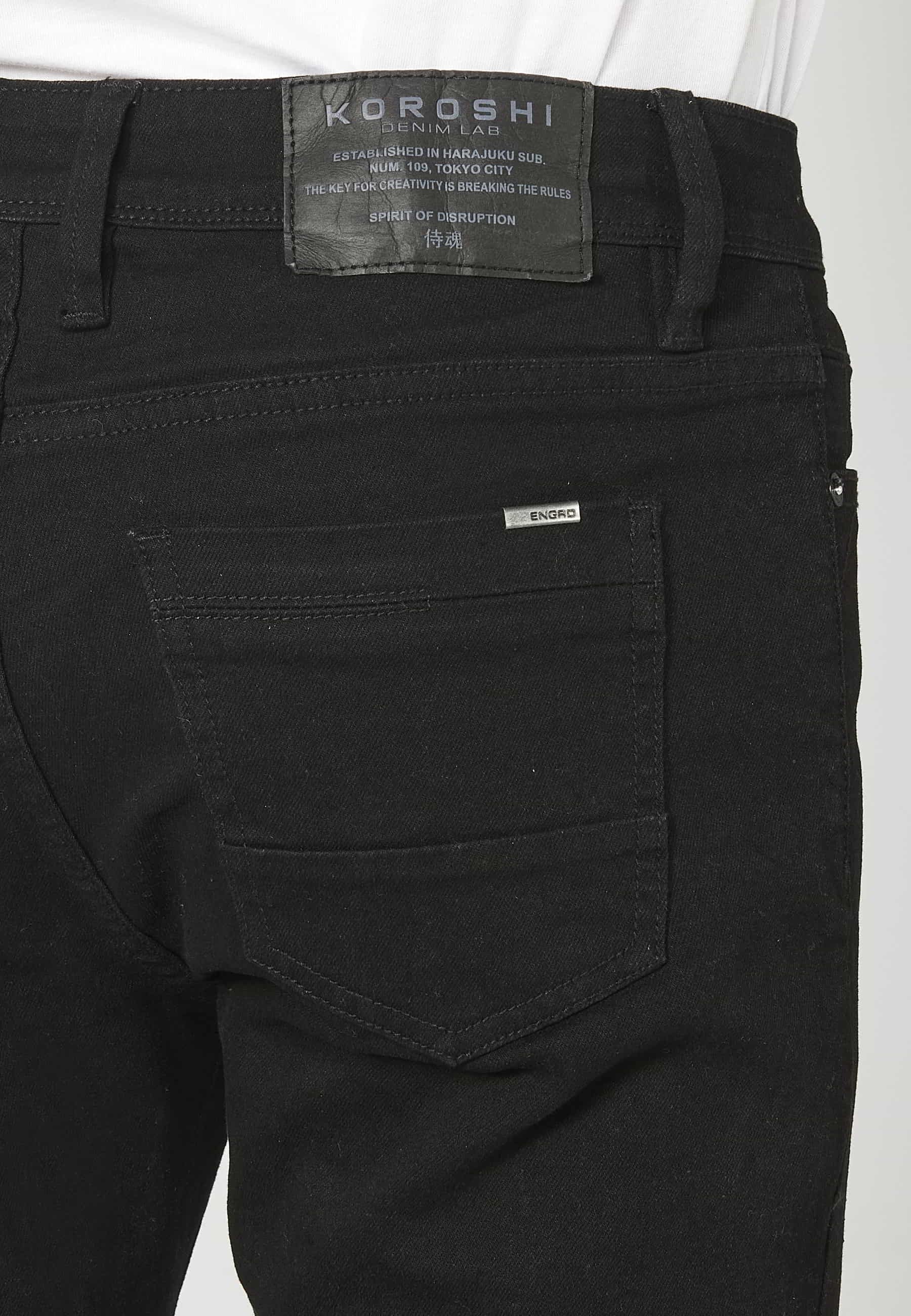 Koroshi Pantalón Jean Denim Super Skinny Color Negro para Hombre, de Color  Denim Negro, Talla 30: : Moda