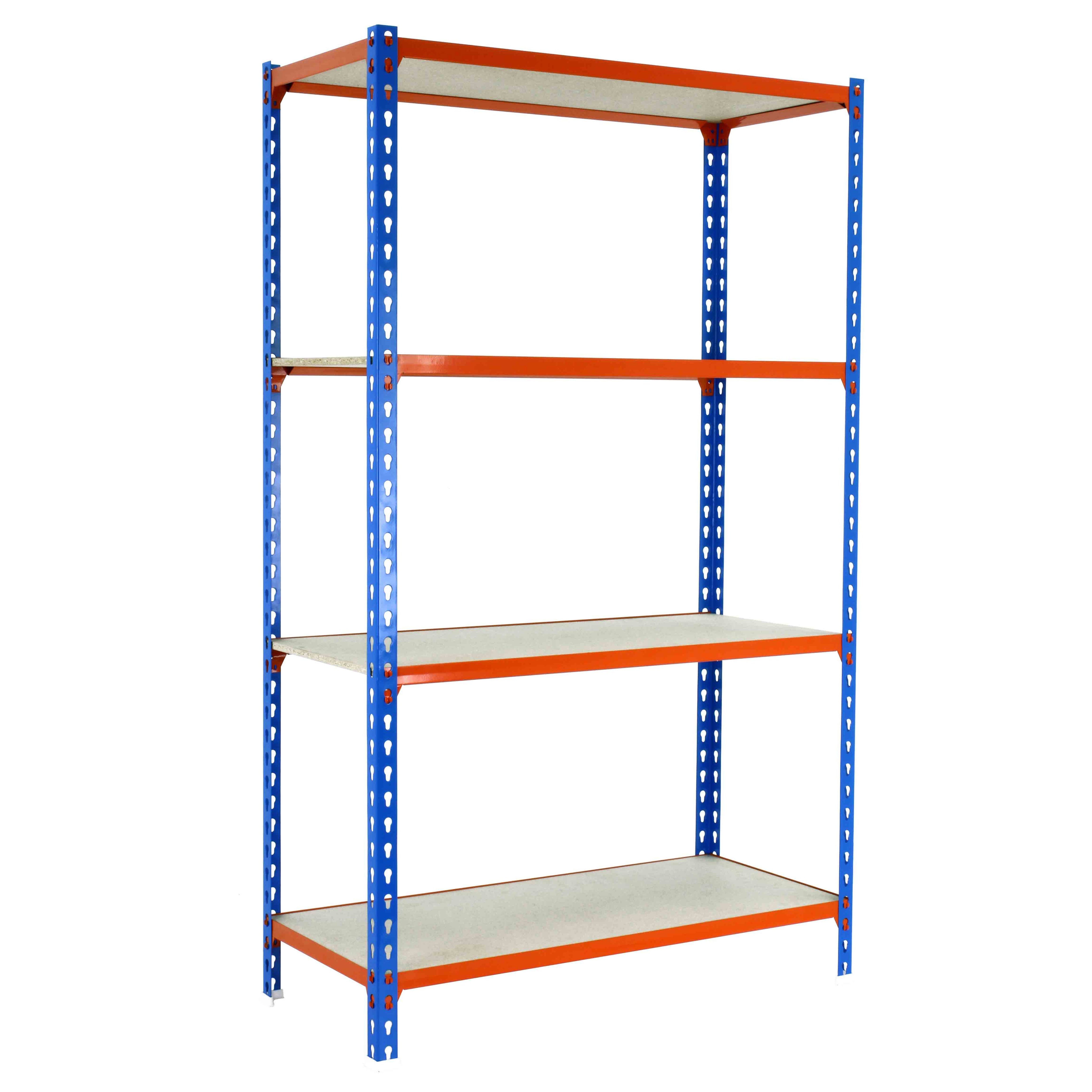 Estantería SIMONRACK SIMONRACK SimonrackMaderclick 4/400 1500 azul/naranja/madera