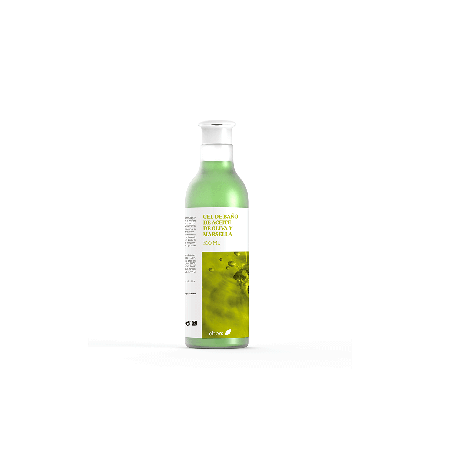 Gel de Baño Aceite de Oliva y Marsella 500 ml Ebers