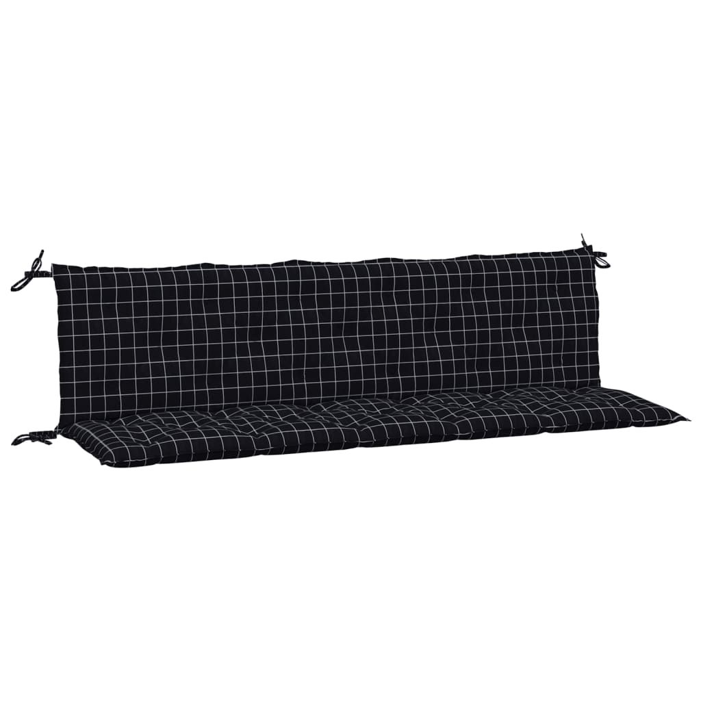 Cojines de Banco de Jardín Vidaxl 2 Uds Tela Oxford 180x50x7 Cm Antracita