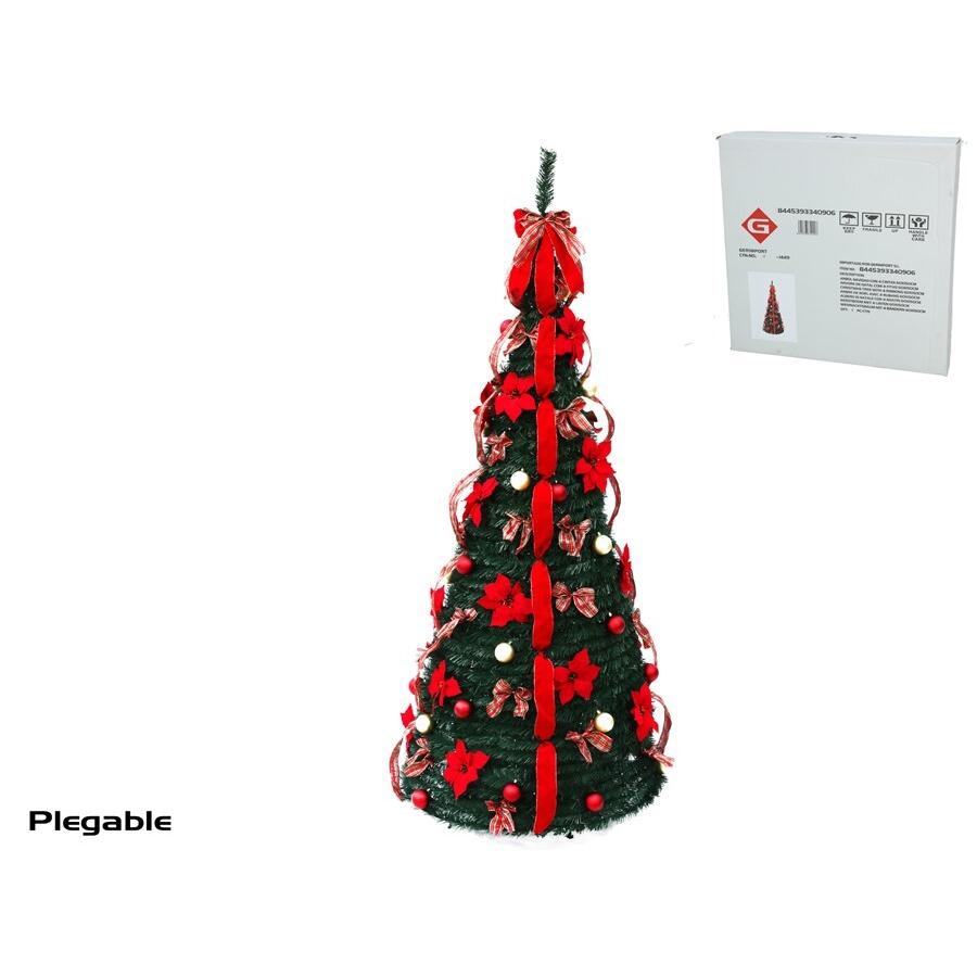 Gerimport Árbol Navidad con 4 cintas 60x150 cm