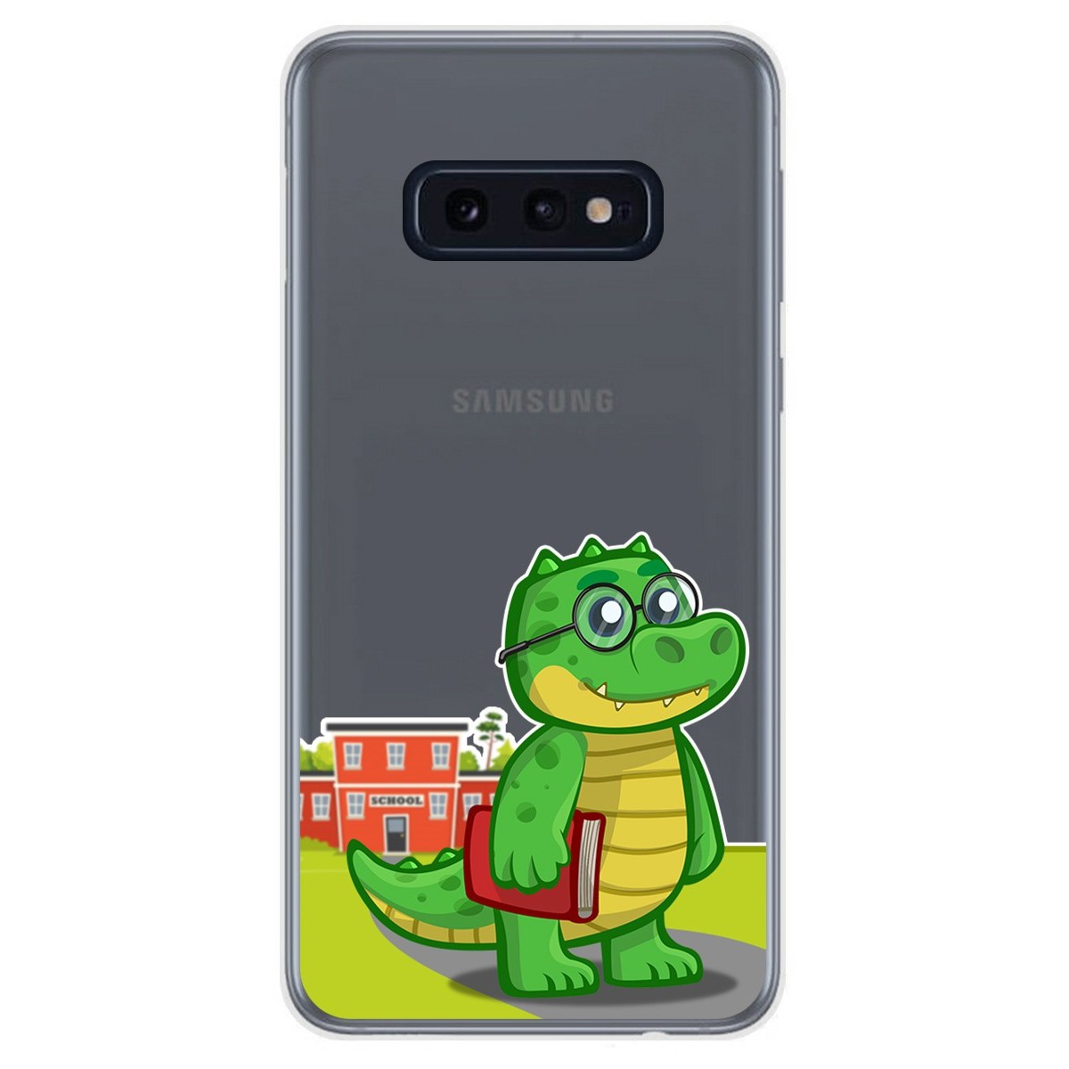 Tumundosmartphone Funda Gel Transparente Samsung Galaxy S10e Personalizada con Dibujo Coco
