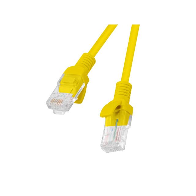 Lanberg PCU6-10CC-0150-Y Netzwerkkabel Kat.6 Utp, 1,5m gelb