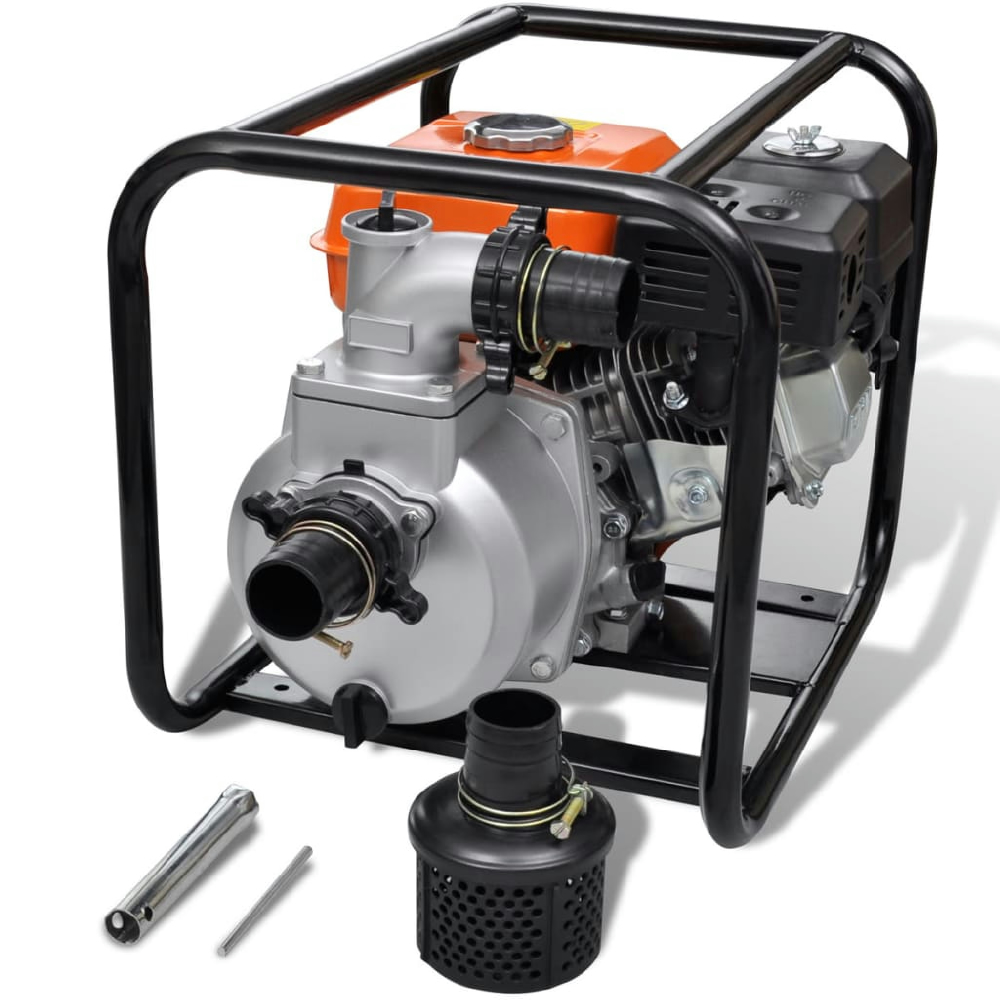 vidaXL MOTOR DE GASOLINA BOMBA DE AGUA 50 MM CONEXIÓN 4800 W