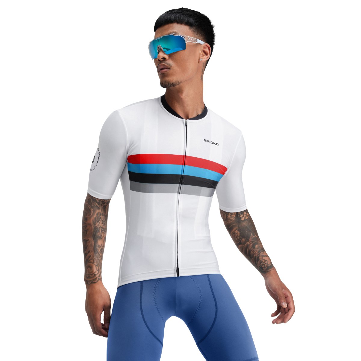Siroko - Maillot M2 Manga Corta Ciclismo para Hombre_