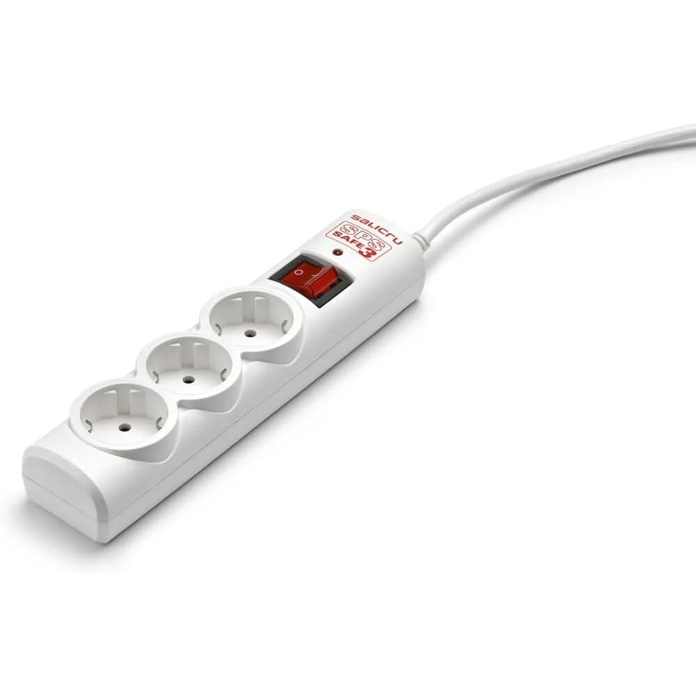 Regleta Salicru SPS SAFE 3 - Protectores eléctricos activos de última generación (3 Tomas Schuko)