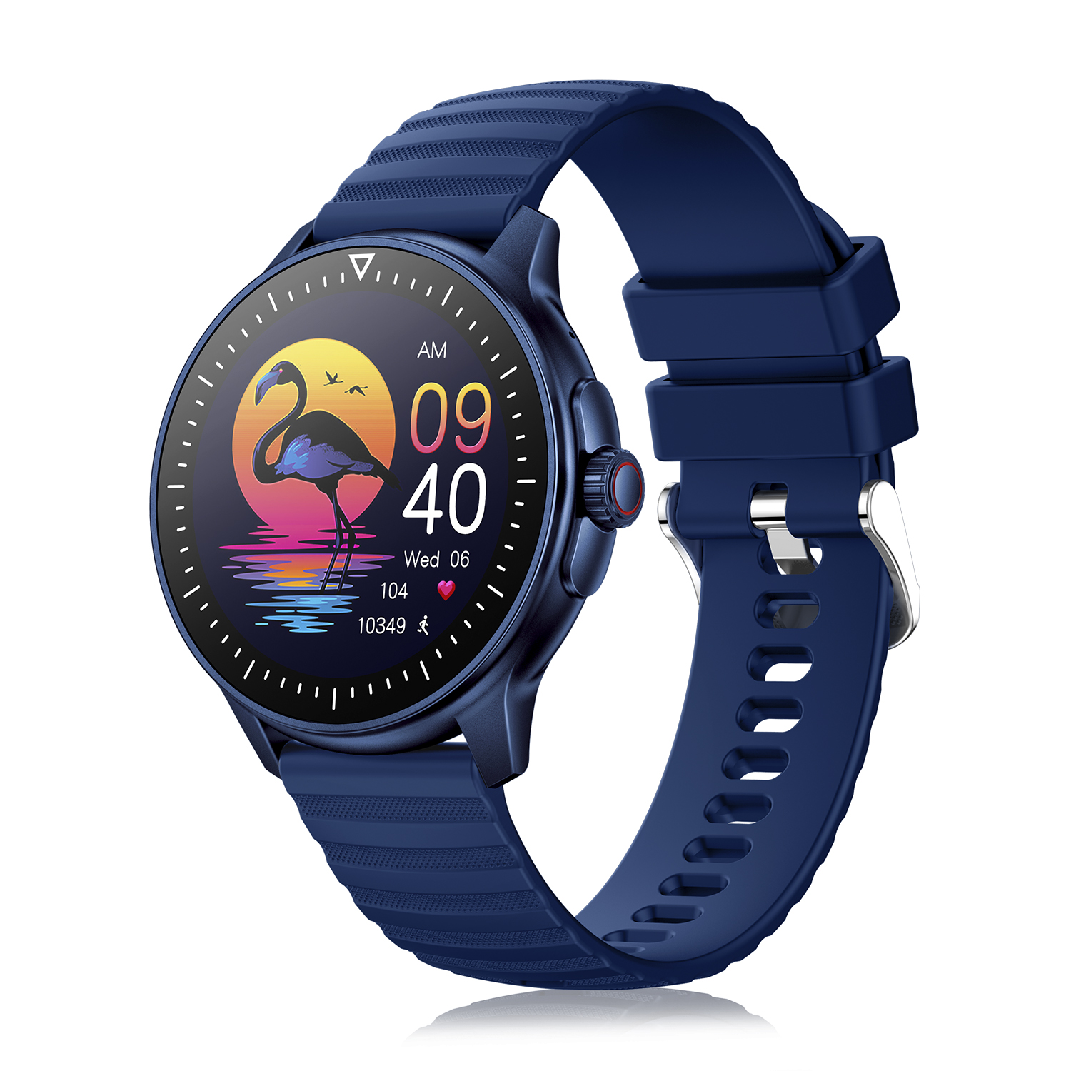 DAM. Smartwatch ZW45 con notificaciones de Apps, llamadas Bluetooth. Medición de tensión y oxígeno en sangre. Corona multifunción. 4,9x1,1x4,7cm