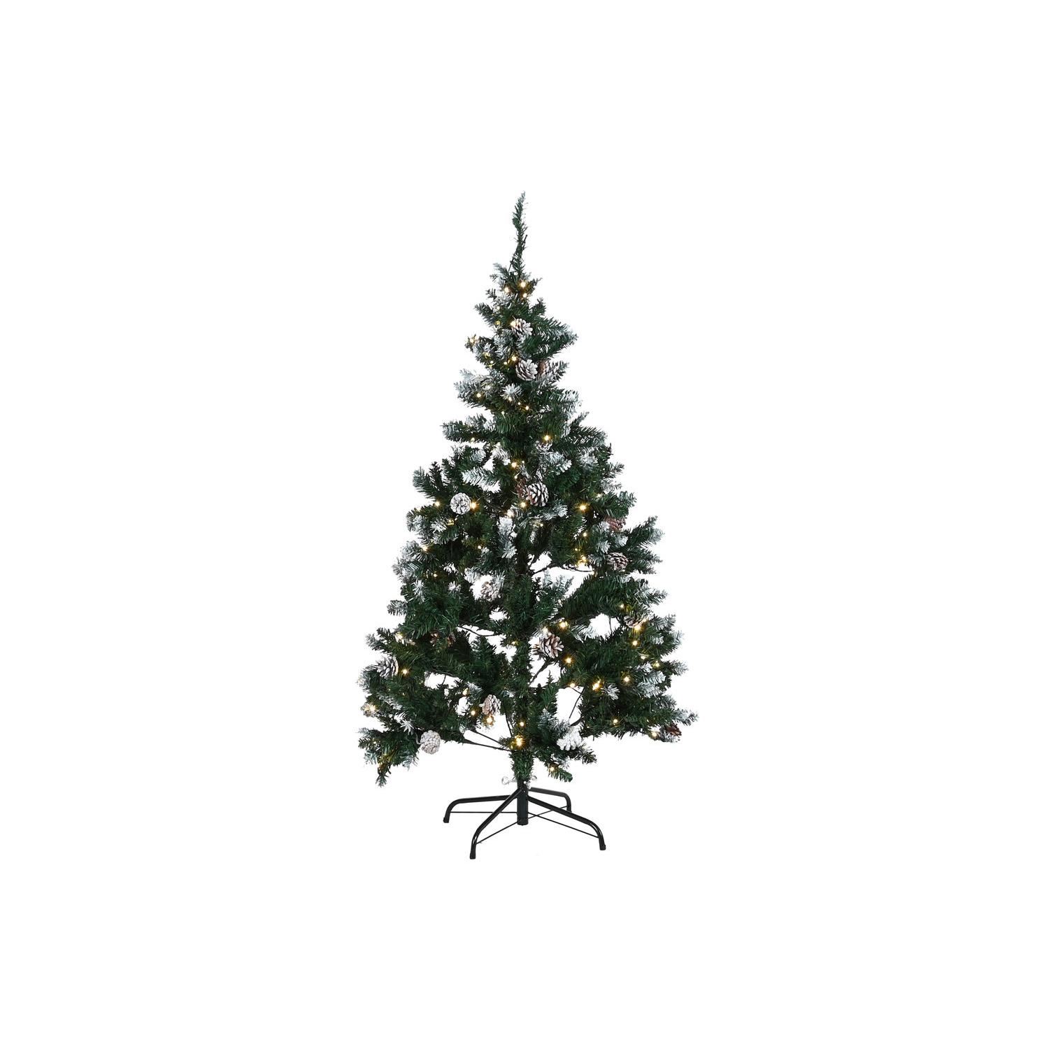 Arbol Pe Metal 80X80X150 200Led Verde, Decoracióna de navidad para todos los hogares, Navidad Moderna Green Forest