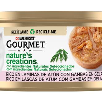 Gourmet Comida Húmeda Diamant de Atún con Gambas en Gelatina para Gatos - 70 gr