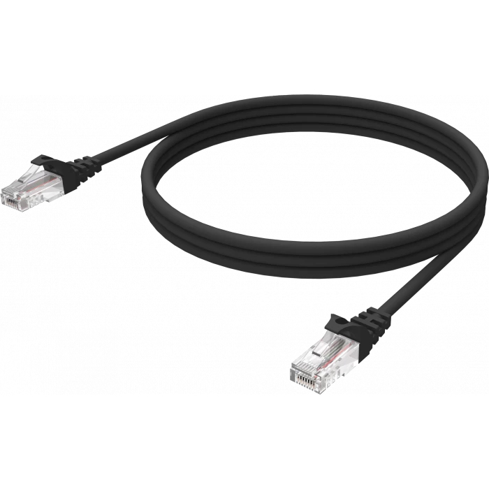 Vision 1m black cat6a stp cable