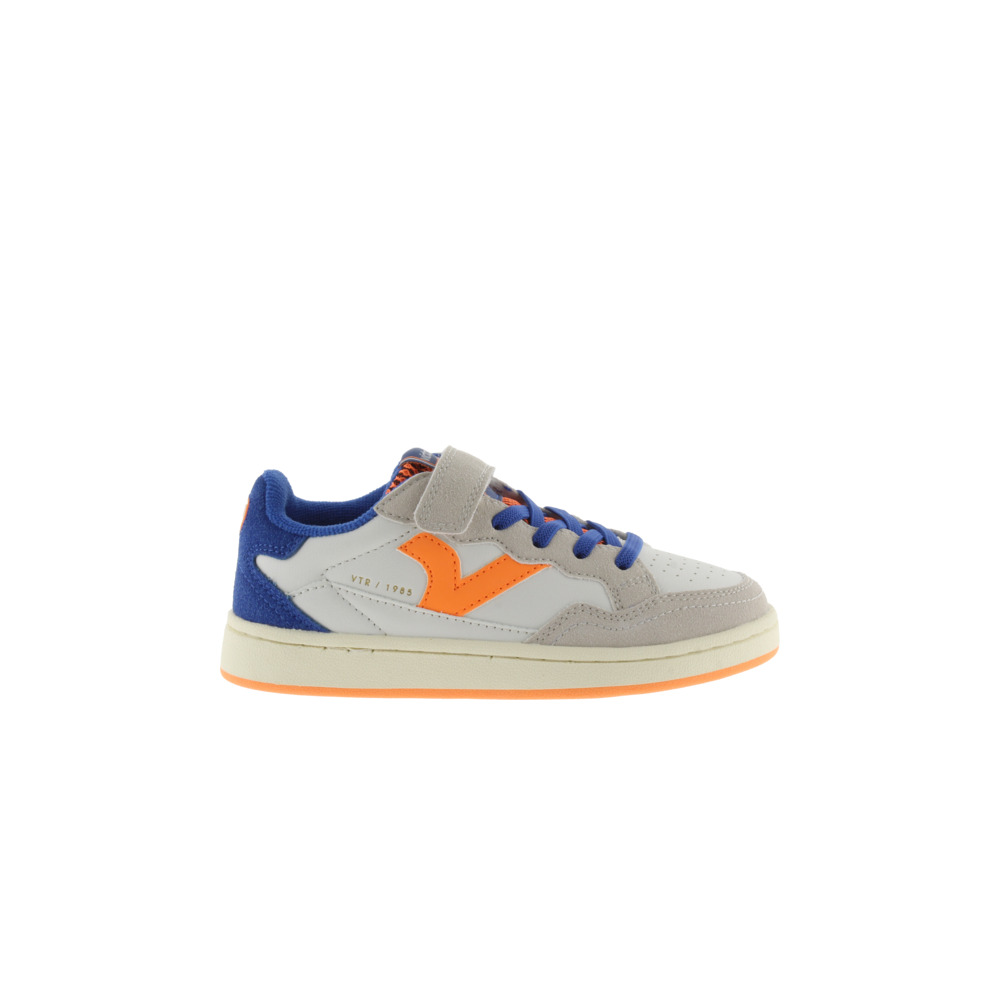 Victoria 1985 SMASH KID Zapatillas de efecto piel con piezas neón y fantasía y tira adherente 8810103