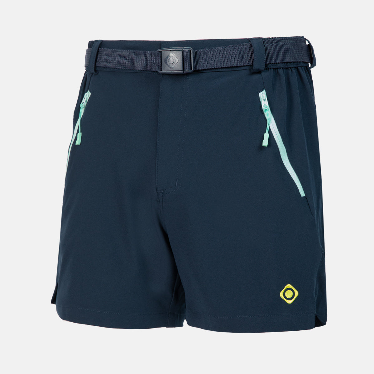 Izas - Pantalón Corto de Montaña para Hombre - Pantalón de Trekking y Senderismo - Tecnología Dry Fit Que Expulsa el Sudor a la Superficie - Transpirable y de Secado Rápido - Rillo Negro - 2XL
