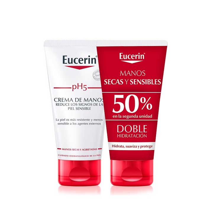 Eucerin Ph5 Skin-Protection Crema de Manos para Protección Natural de la Piel y Hidratación Duradera