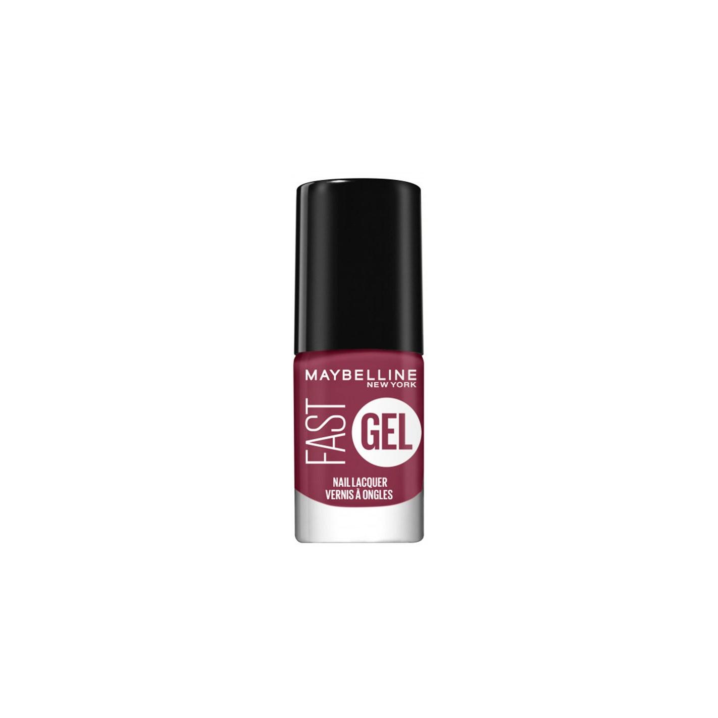 Maybelline New York Fast Gel Nail Lacquer #07 Pink Charge Esmalte de Uñas Rosa 7 Ml