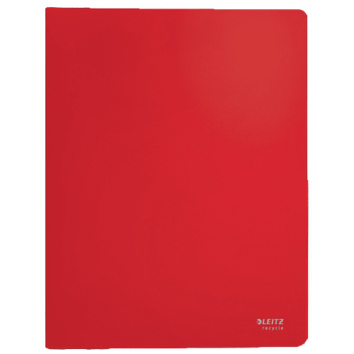 Carpeta polipropileno con 20 fundas a4 recycle rojo leitz 46760025