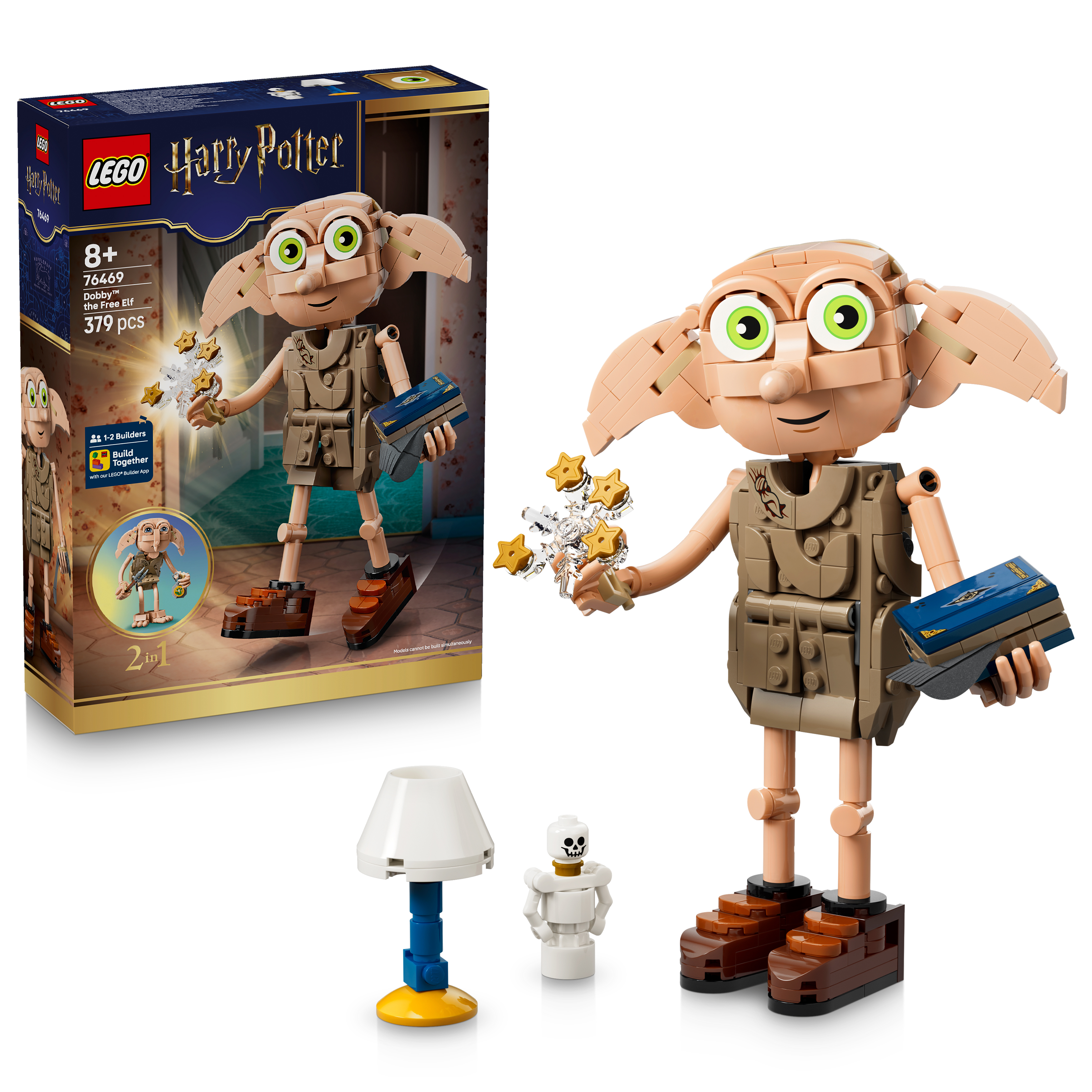 (PREVENTA) LEGO® 76469 Harry Potter 2en1 Dobby el Elfo Libre de Juguete