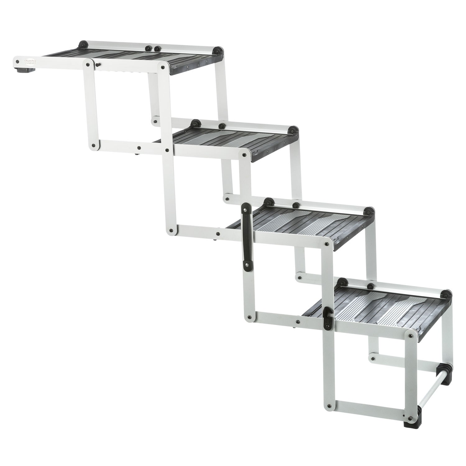TRIXIE Escalera plegable 4 pasos/aluminio/TPR
