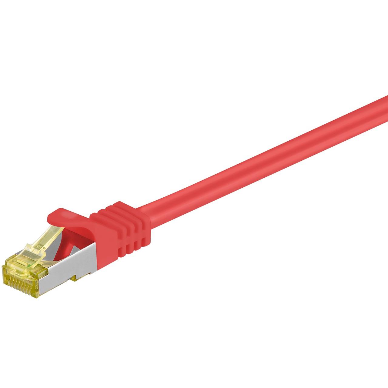 Goobay 91607 cable de red Rojo 2 m Cat7 S/FTP (S-STP)