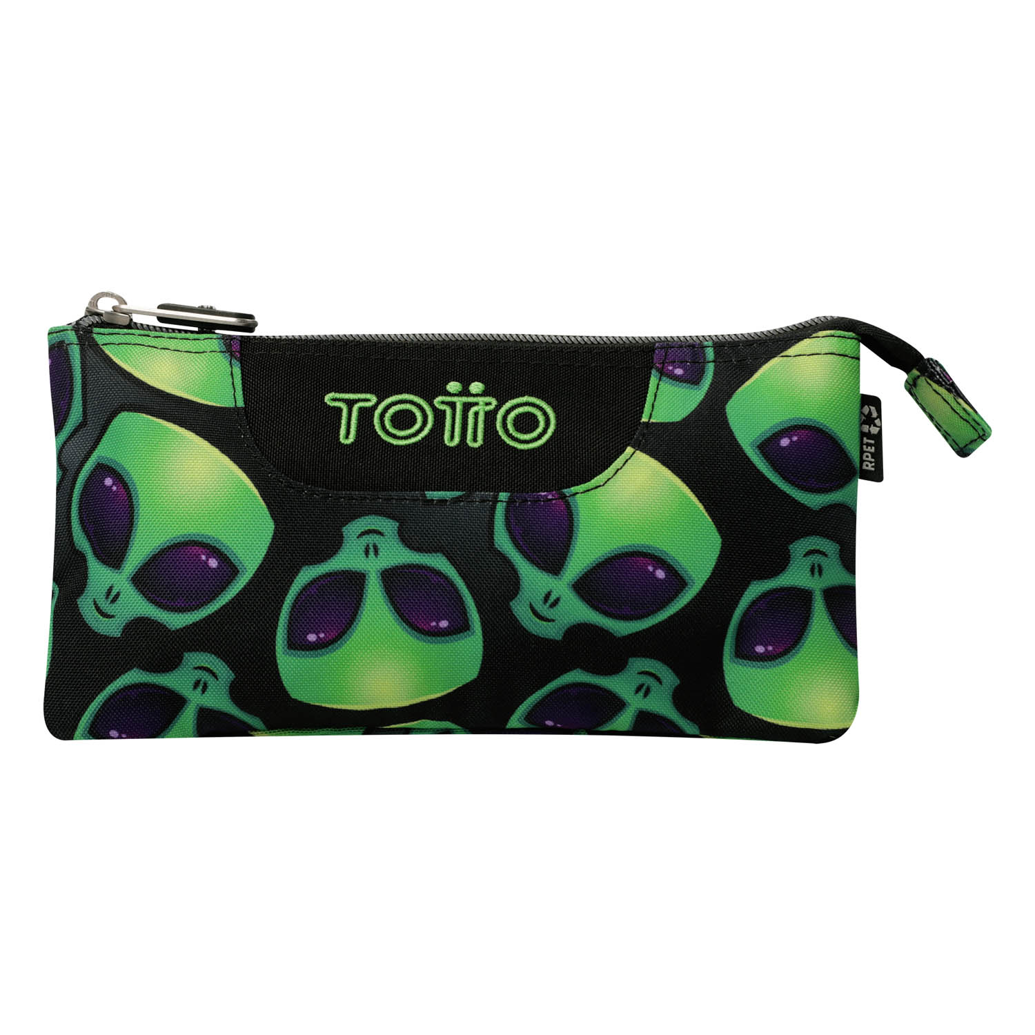 Totto Estuche escolar Tablero Material: Poliéster reciclado 22 x 11 x 3.5 cm