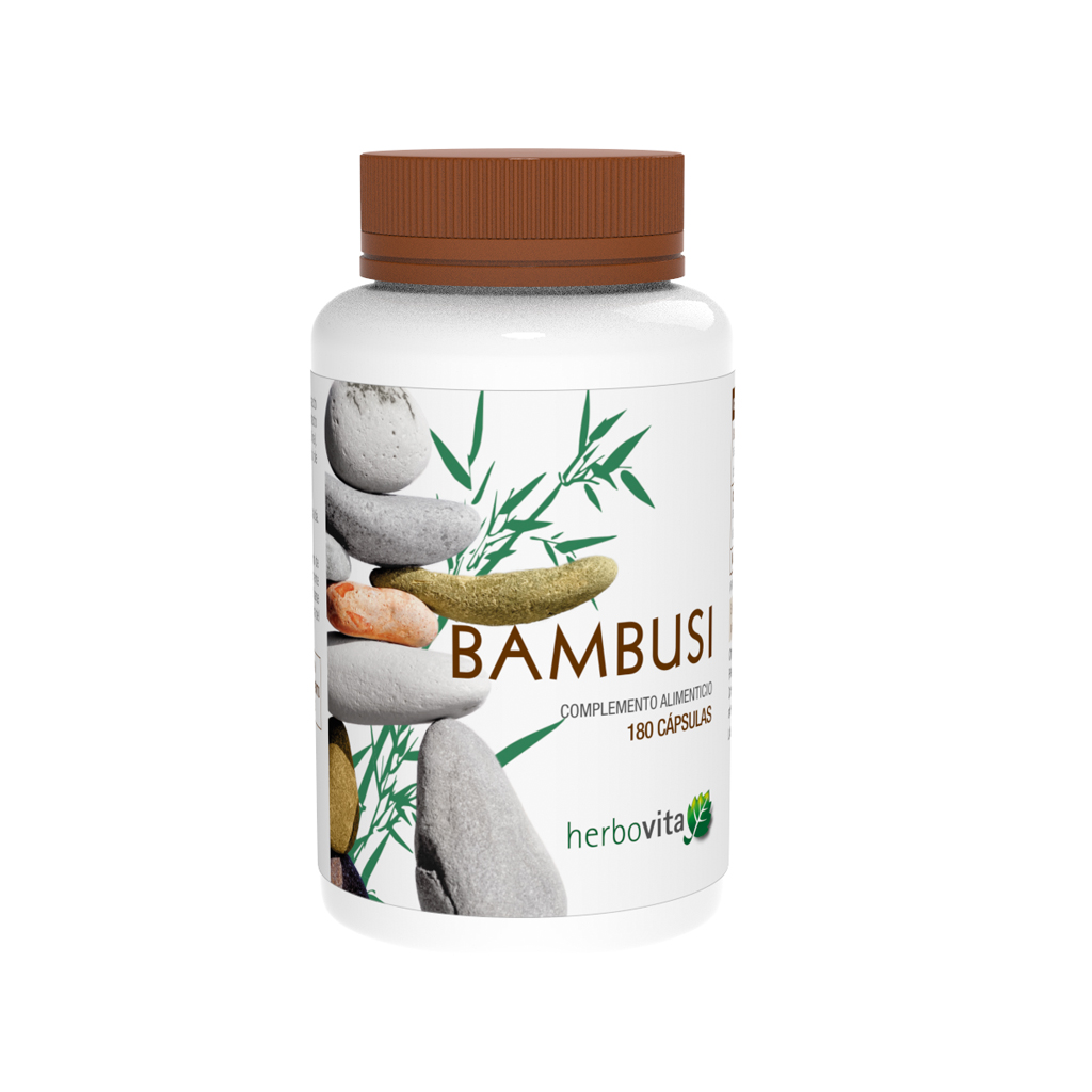 Herbovita BAMBUSI 180 cápsulas Complemento alimenticio - sistema osteoarticular y muscular