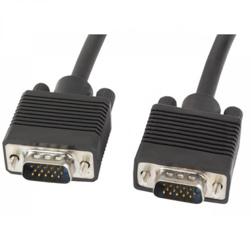 Cable VGA Lanberg Macho/Macho 1.8m Negro - Alta Calidad