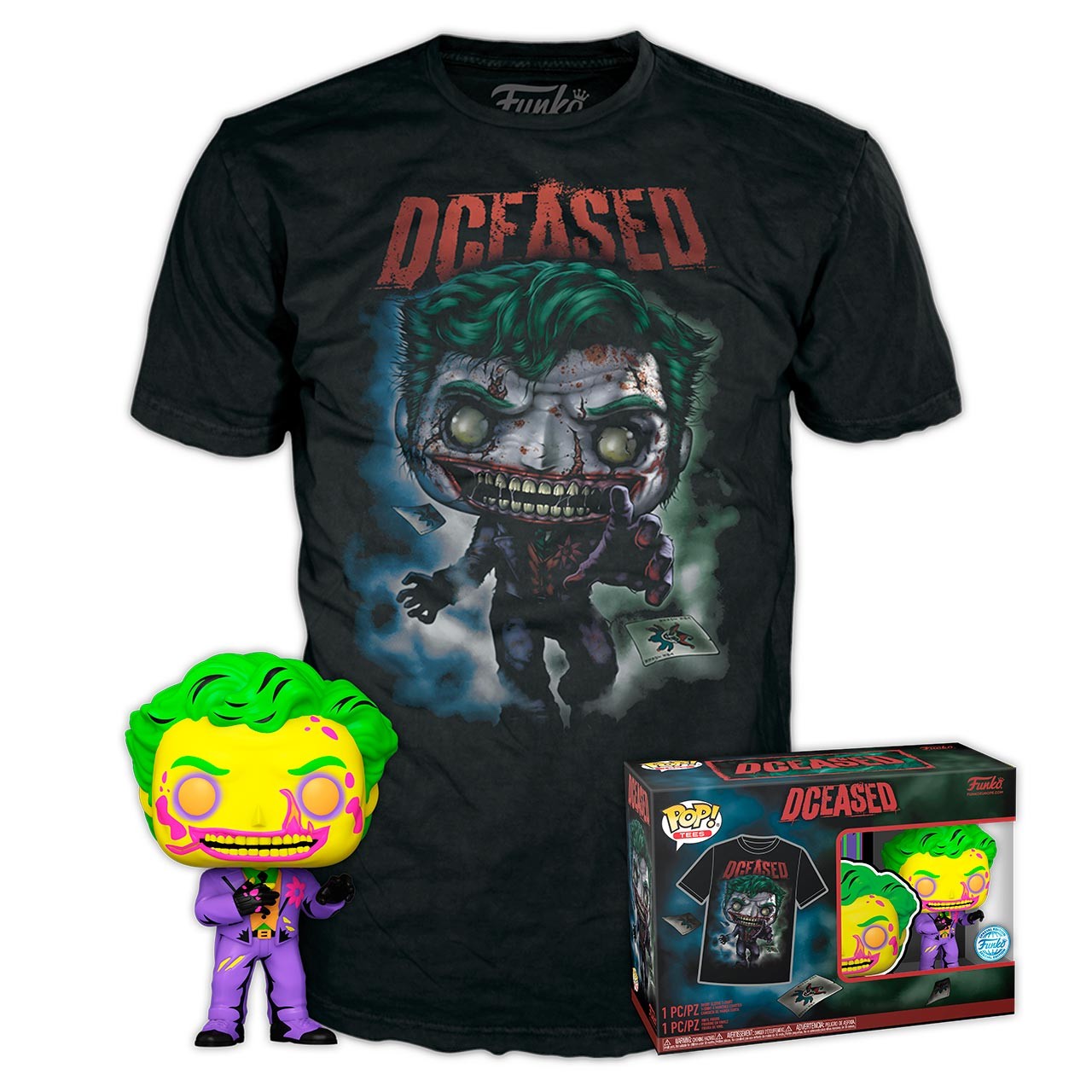 Funko Pop&Tee Jocker -Dc Comics- Talla M 74547 74547 DC COMICS FUNKO