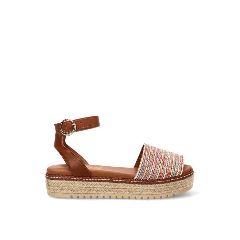 Sandalia Mustang - Mujer - Suela Doble - Modelo 59617 - Color Multicolor