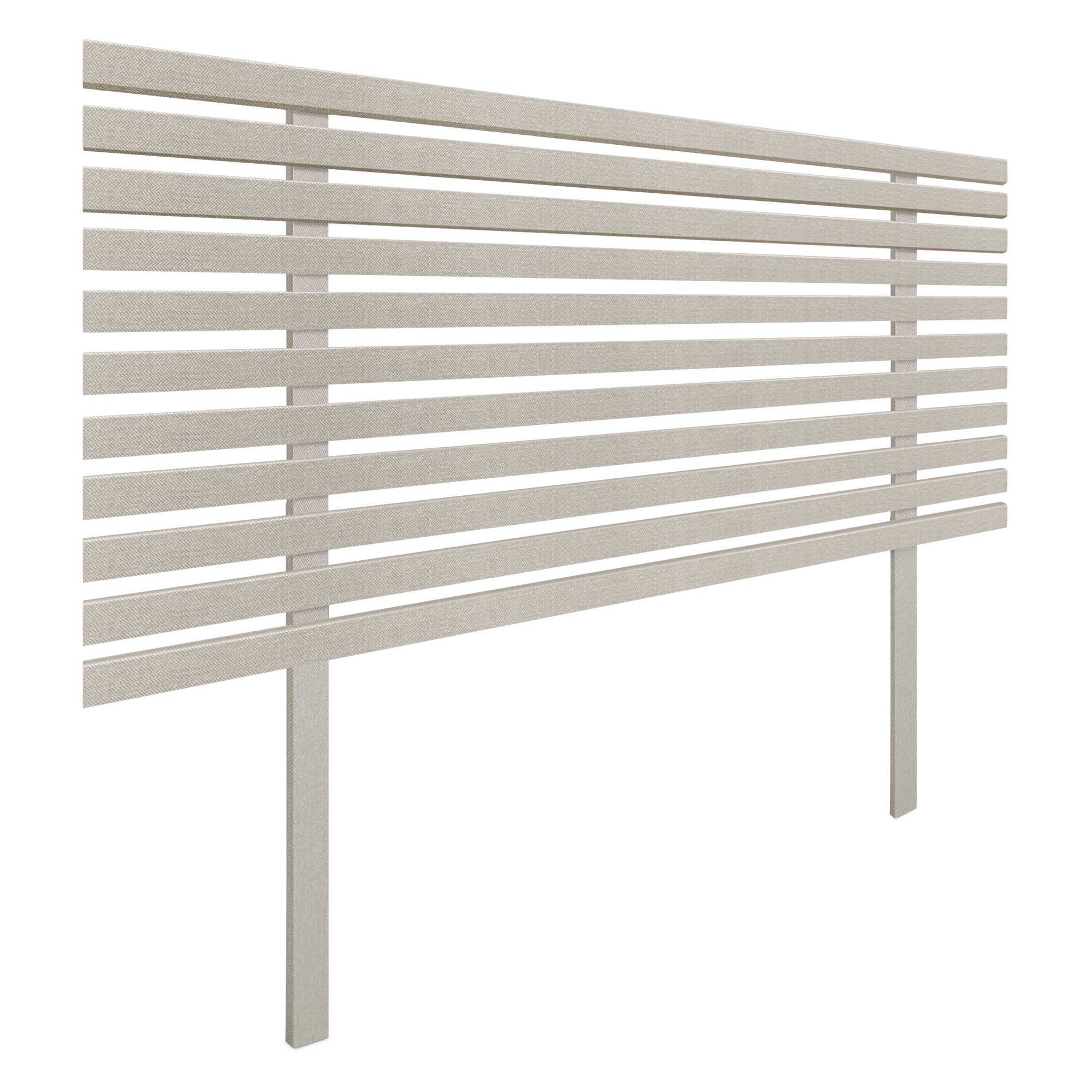 DHOME Cabecero de Madera reciclada DM Estilo Japones con Patas Cama Palets Herrajes incluidos