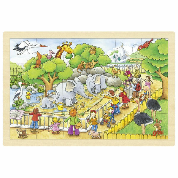 Puzzle visita al zoo 24 pzs