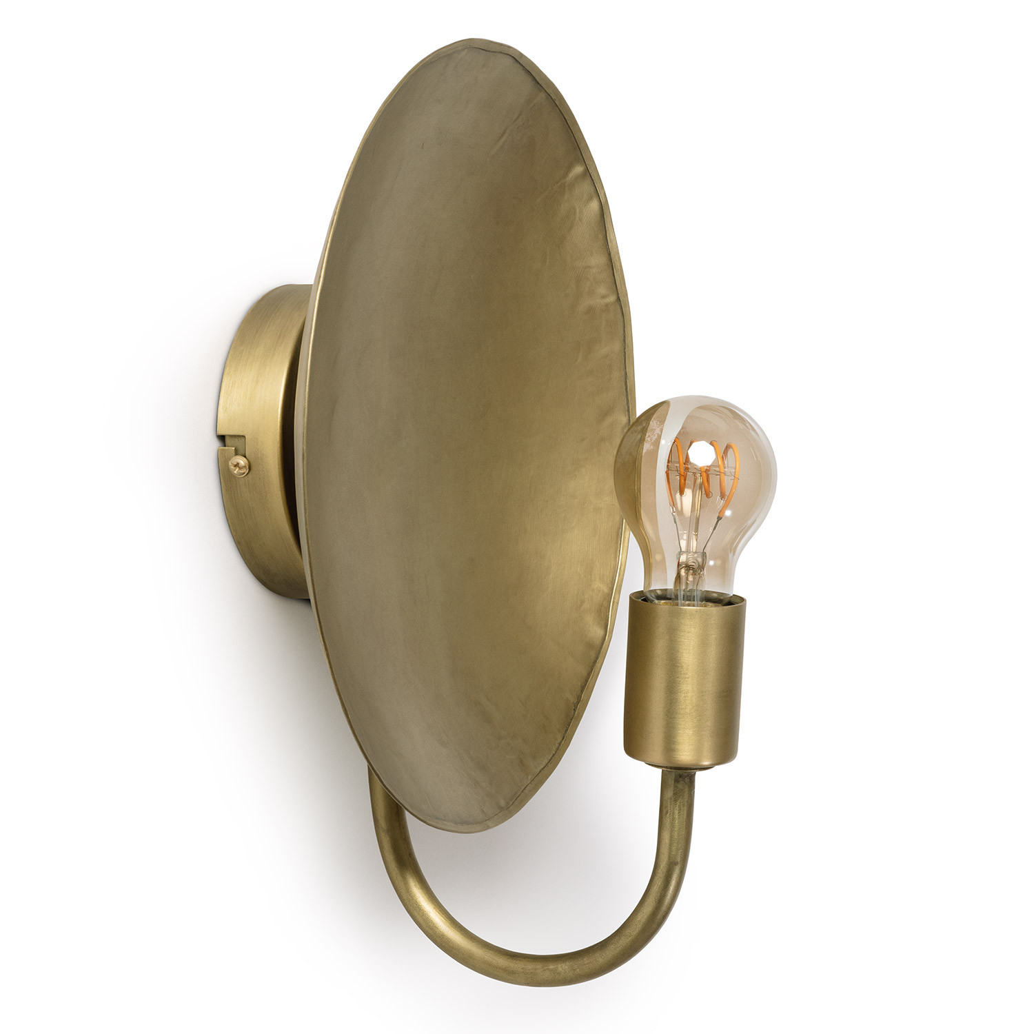 Ledkia Lámpara de Pared Metal Sohan - Diseño Hindú, Iluminación LED y Versatilidad para Ambientes Variados