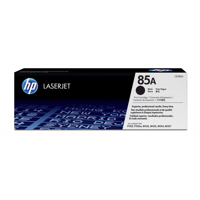 HP - Cartucho de tóner original LaserJet 85A negro CE285A