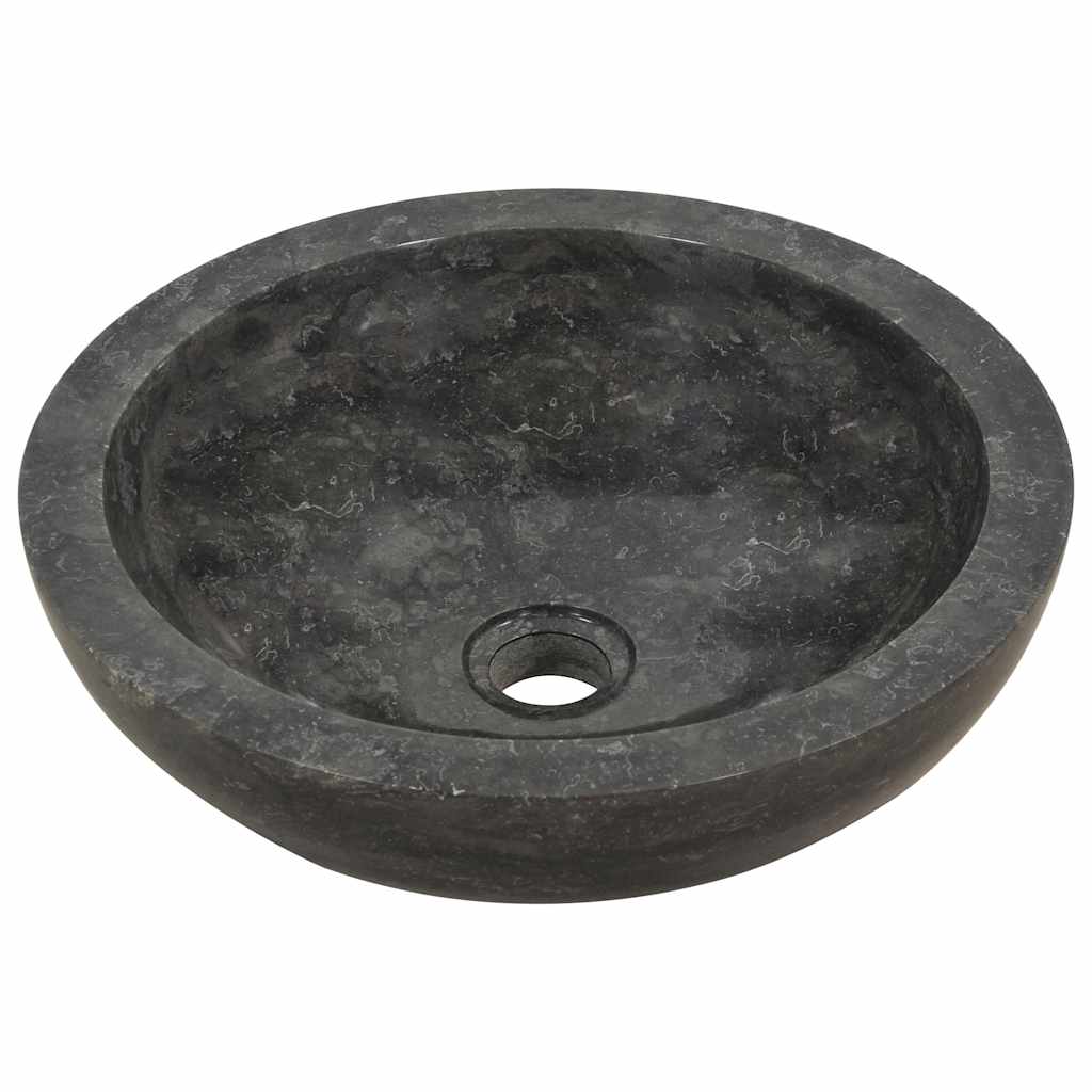 vidaXL Lavabo mármol Ø40x12 cm