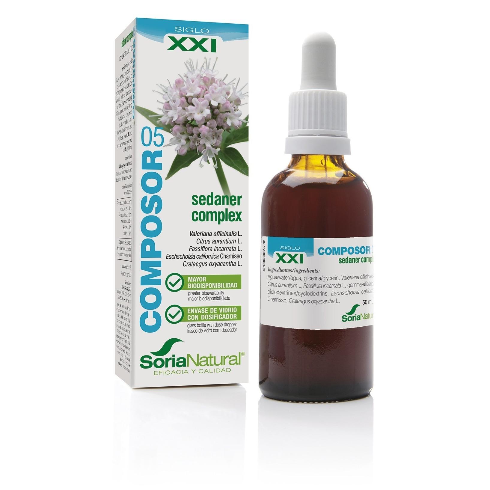 Soria Natural Composor 5 Sedaner Complex Siglo xxi 50 ml