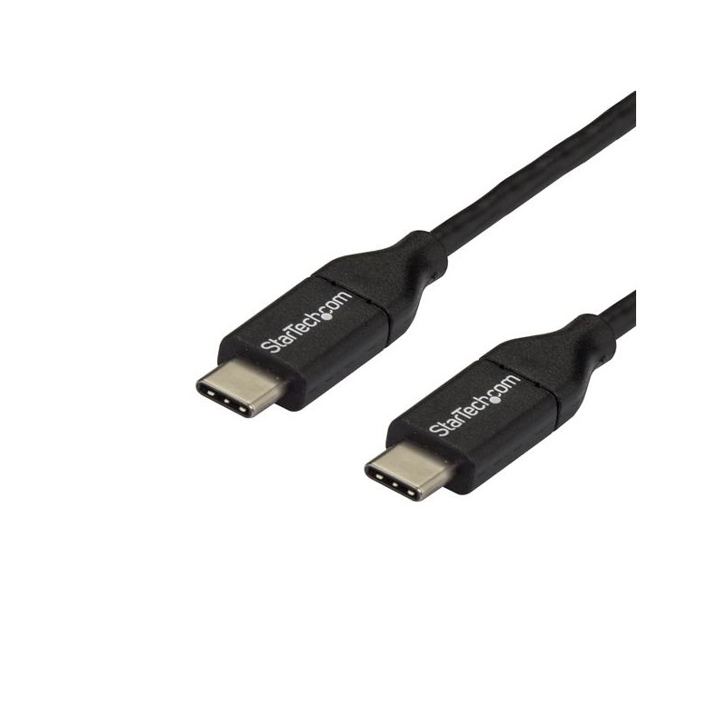 StarTech.com - Cable de 3m USB-C a USB-C Macho a Macho USB 2.0 - Cable USB Tipo C - Cable USBC - Cable Cargador para Móvil USBC USB2CC3M