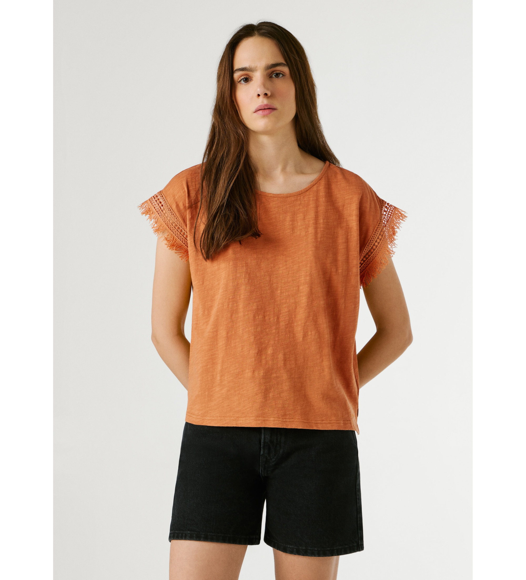 Pepe Jeans | Mujer | Camiseta Nain naranja
