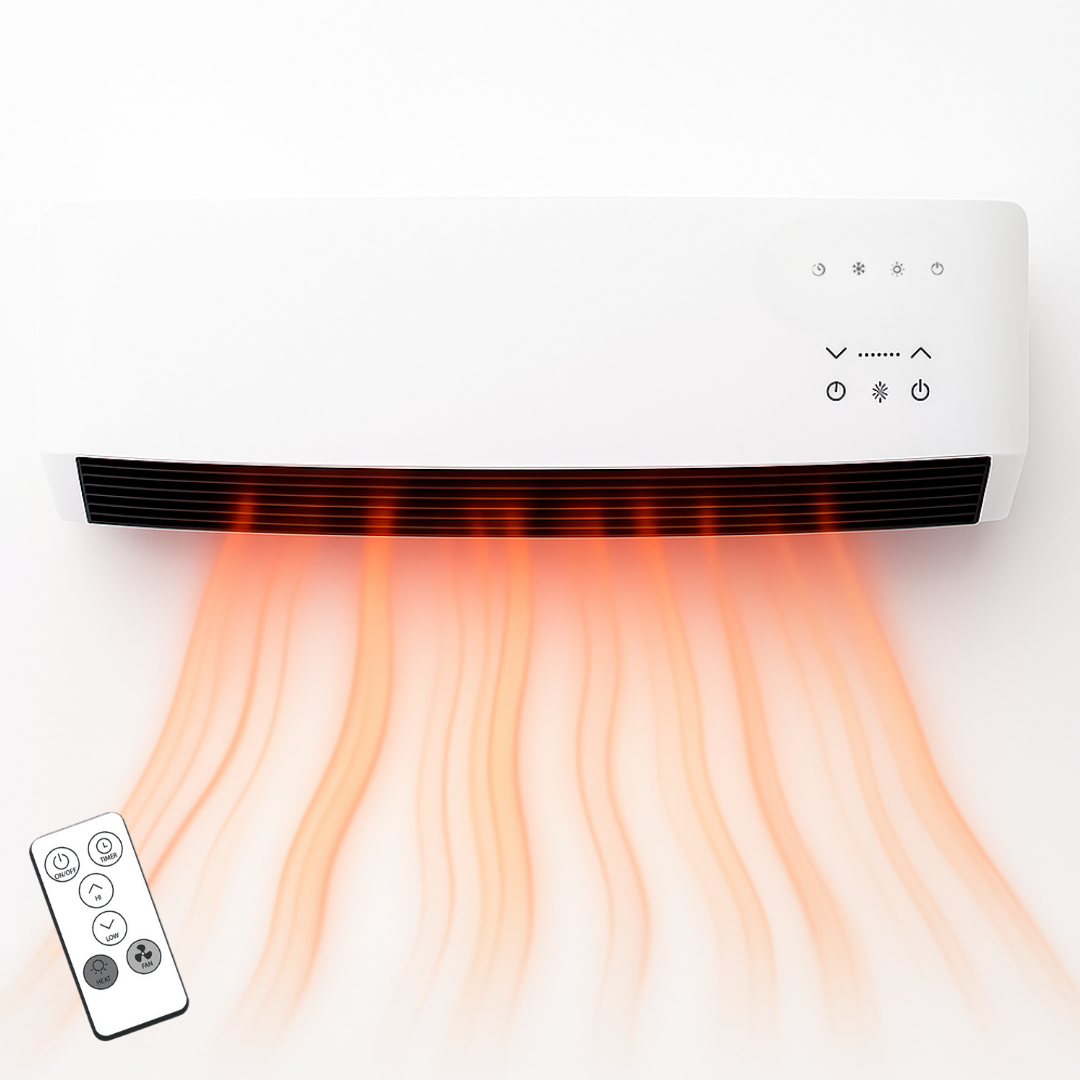 STARLYF Calefactor Cerámico Portátil, Calefactor de baño, 1600w, Mando a Distancia, Máxima eficiencia energética