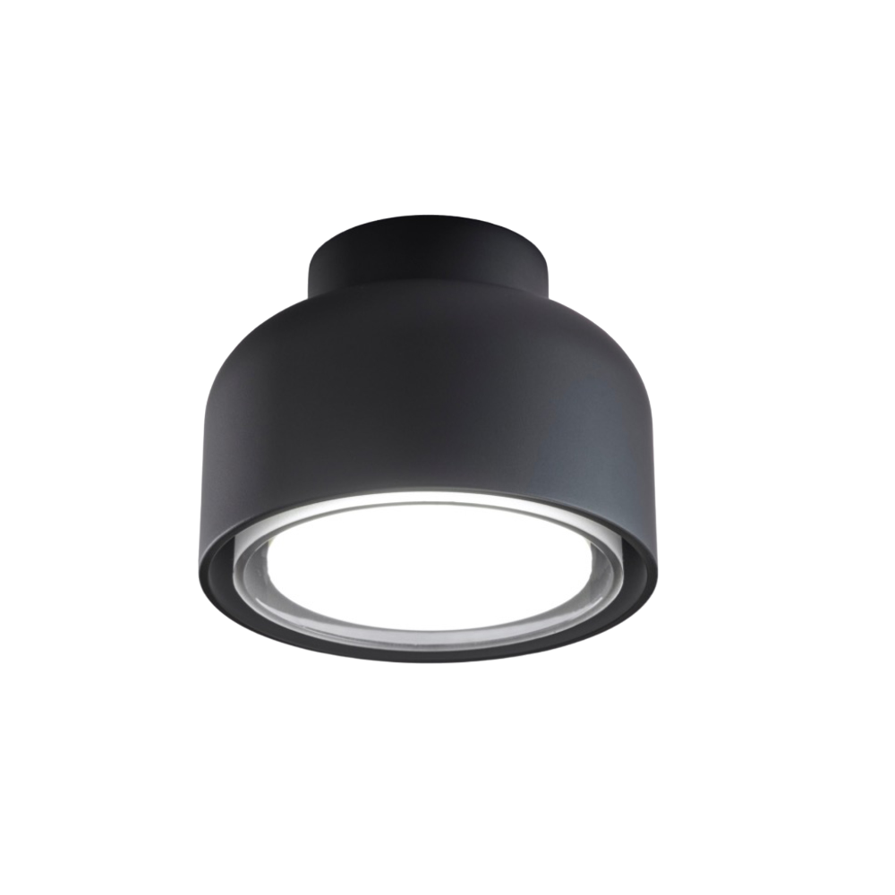 Lámpara de techo moderna BOTTONE en aluminio negro 1xGX53 - Vivida International