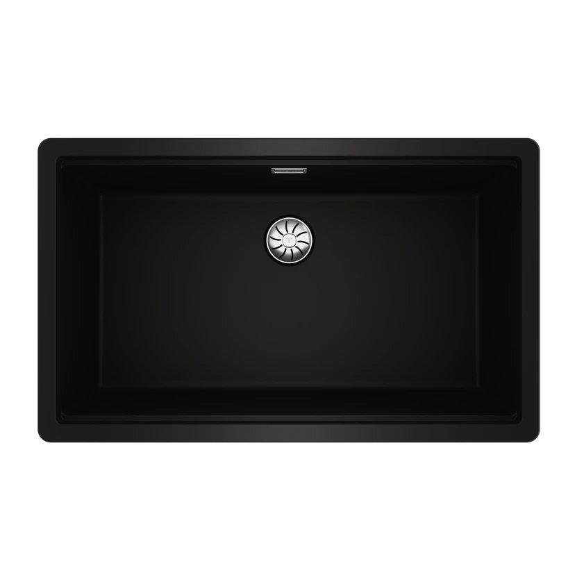 Fregadero Encastre/Bajo encimera Granito Tegranite+ Rectangular 1 Senos TEKA R10 70.40 M TG NEGRO  | TEGRANITE RADEA, Negro, 45cm, x 75cm, ( 20cm )
